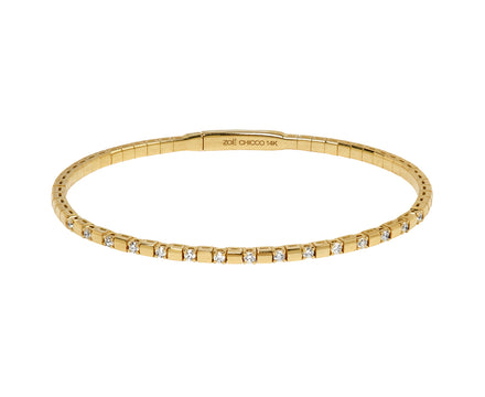 Zoë Chicco Flexible Diamond Bangle Bracelet
