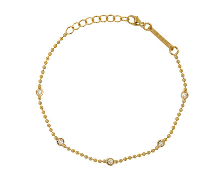 Floating Diamond Station Bracelet