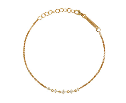 Small Graduating Diamond Bracelet