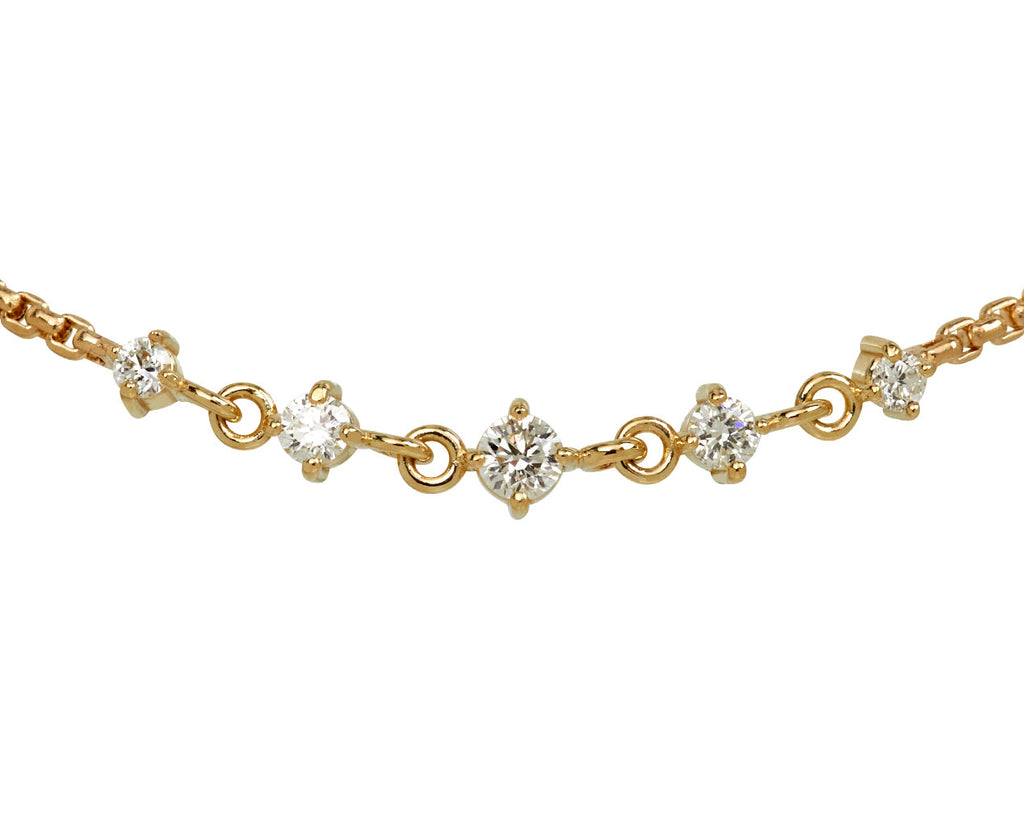 Small Graduating Diamond Bracelet