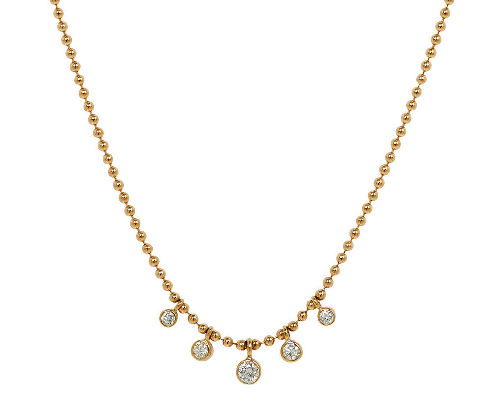 Dangling Diamond Chain Necklace