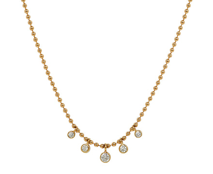 Dangling Diamond Chain Necklace