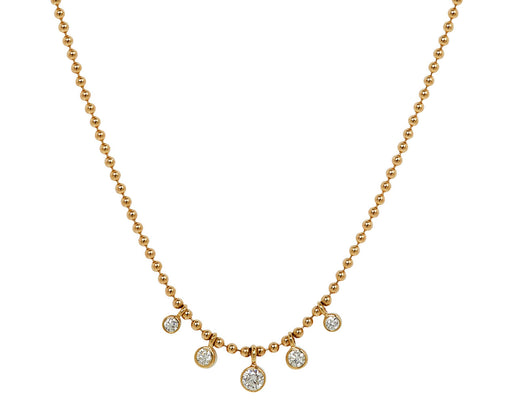 Dangling Diamond Chain Necklace