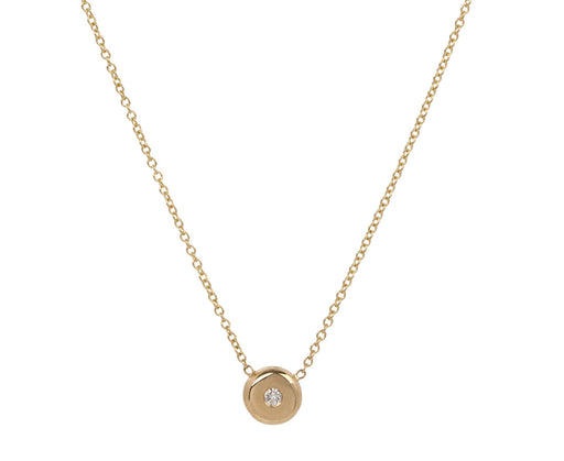 Zoë Chicco Gold Nugget Necklace With Diamond