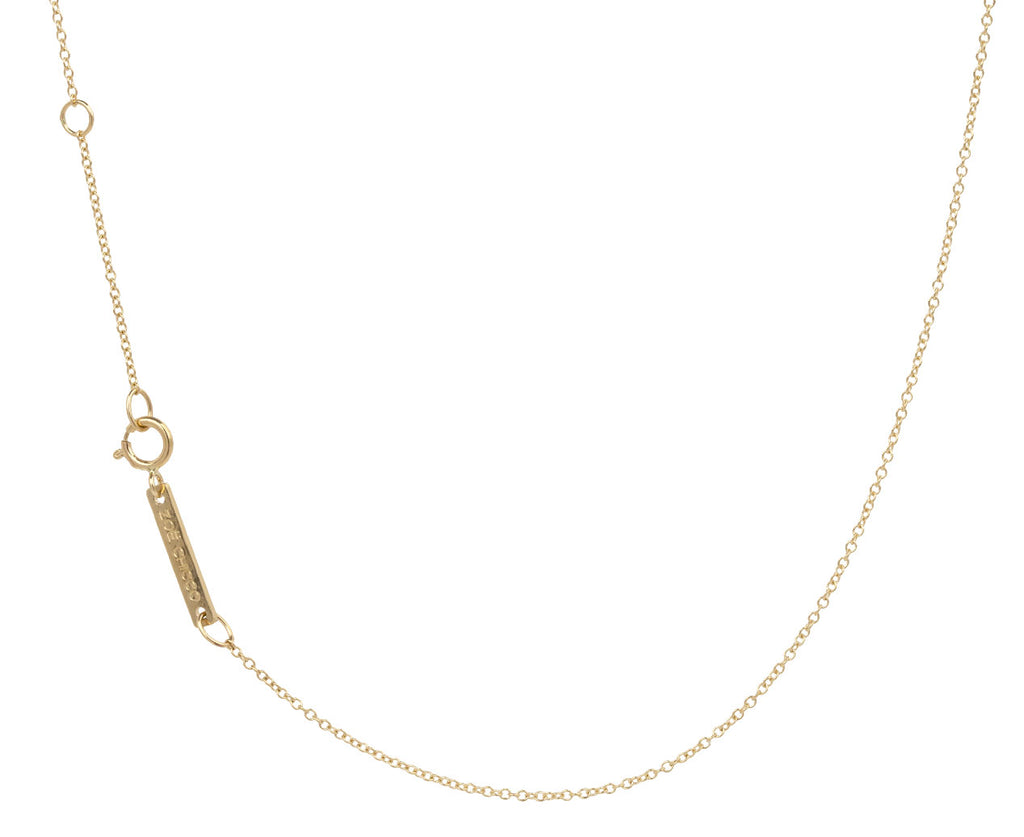 Zoë Chicco Gold Nugget Necklace With Diamond - Closure