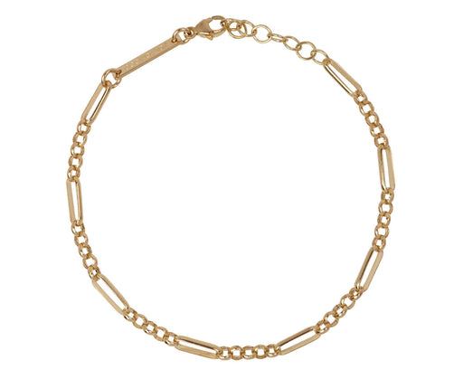 Zoë Chicco Mixed Paperclip and Rolo Bracelet