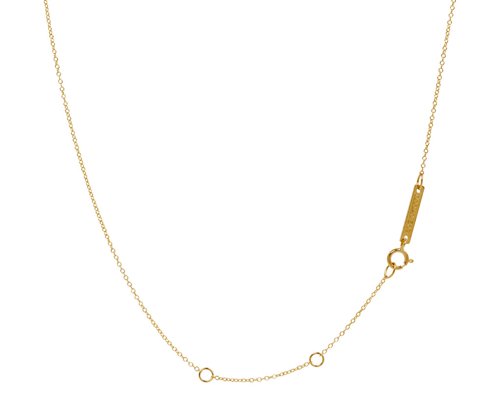 Zoë Chicco Diamond Open Circle Pendant Necklace - Closure