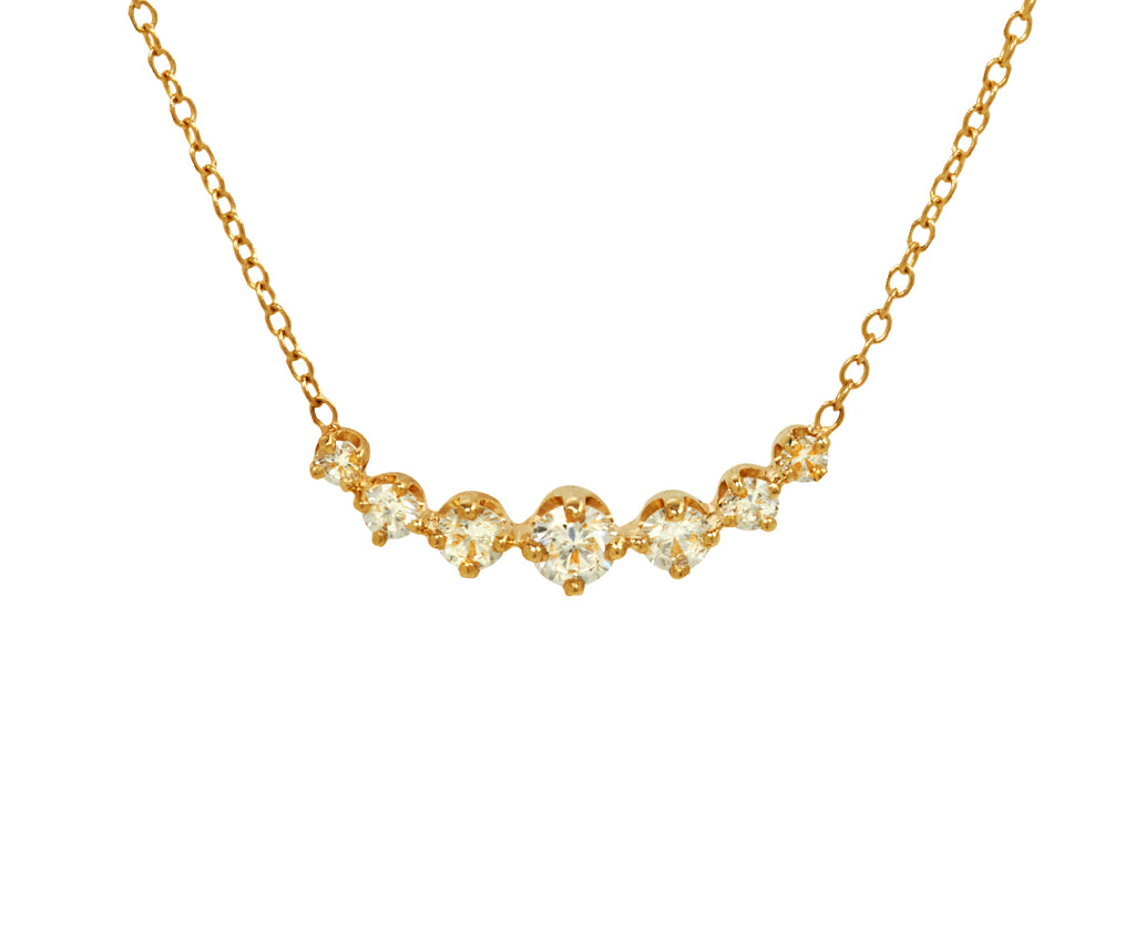 Zoë Chicco Diamond Pendant Necklace - closeup