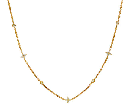 Zoë Chicco Diamond Quad Necklace