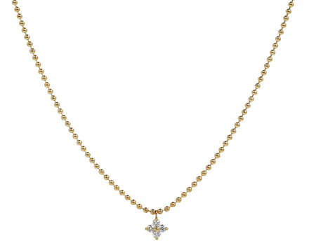 Zoë Chicco Diamond Pendant Necklace