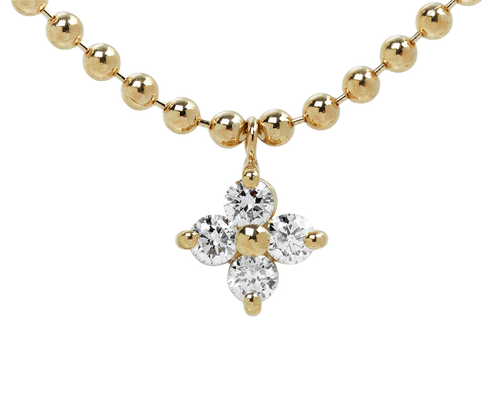 Zoë Chicco Diamond Pendant Necklace - Closeup