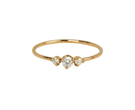Triple Diamond Solitaire Ring - TWISTonline 