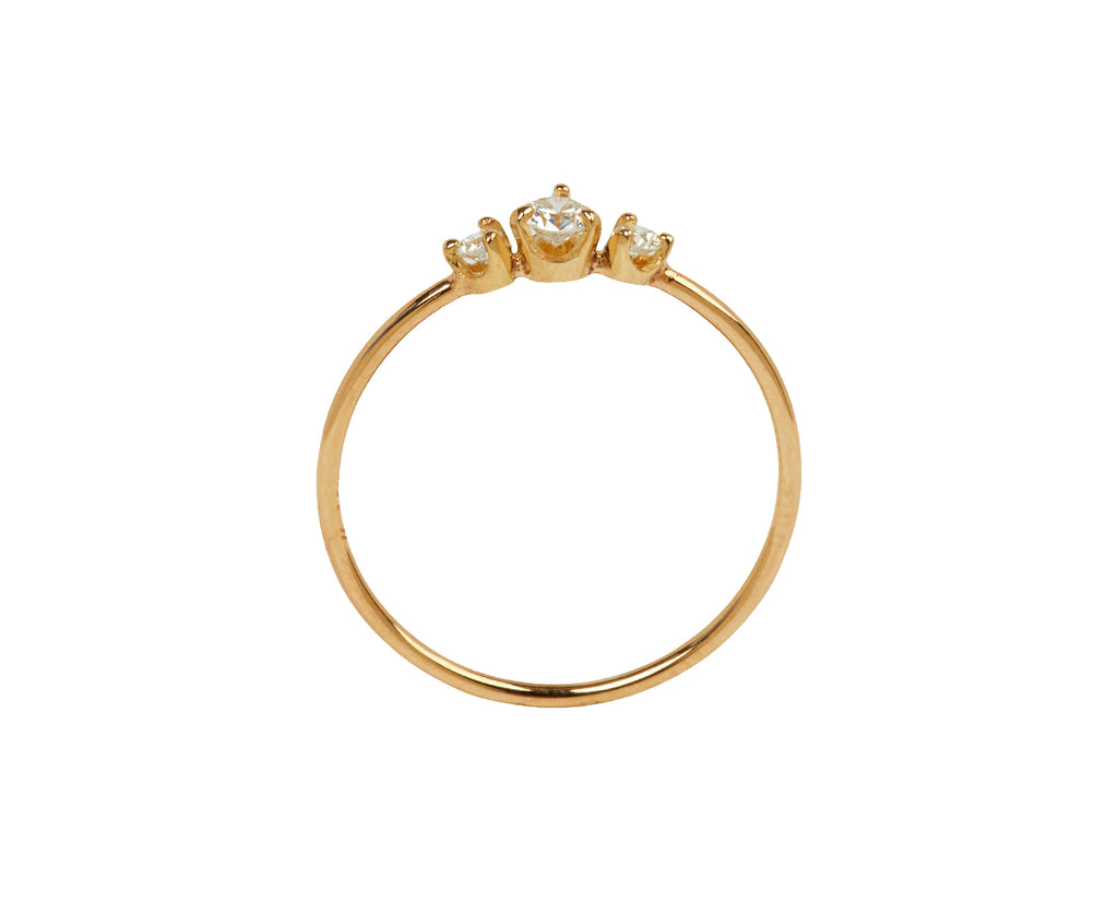 Triple Diamond Solitaire Ring - TWISTonline 