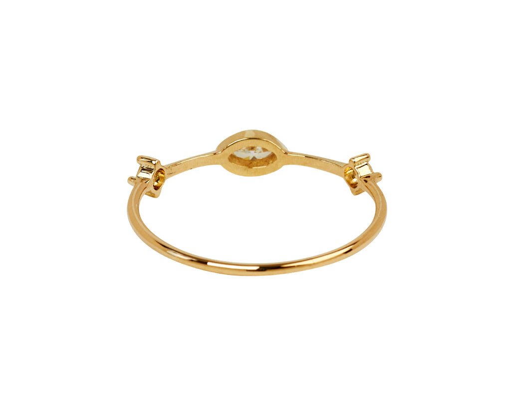 Zoë Chicco Diamond Dash Ring - back