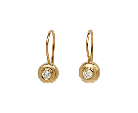 Diamond Hook Earrings