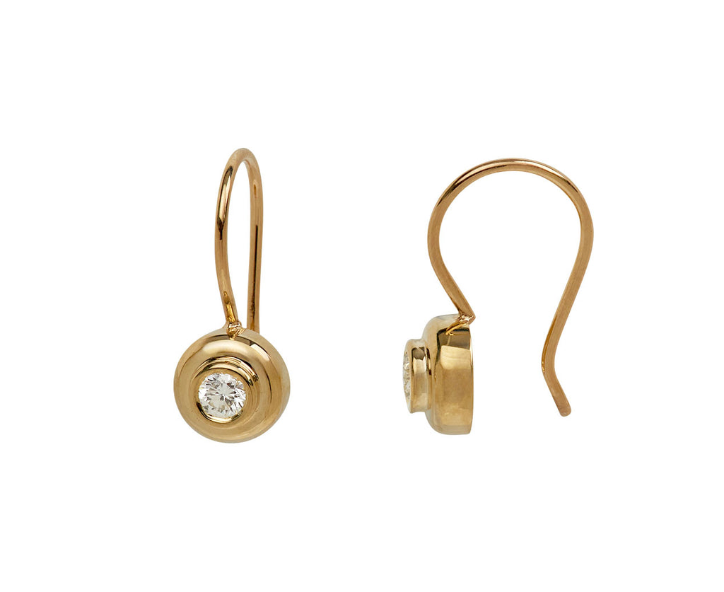 Diamond Hook Earrings