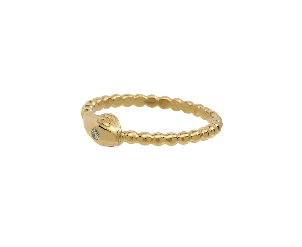  Zoë Chicco Diamond Snake Ring - Side View