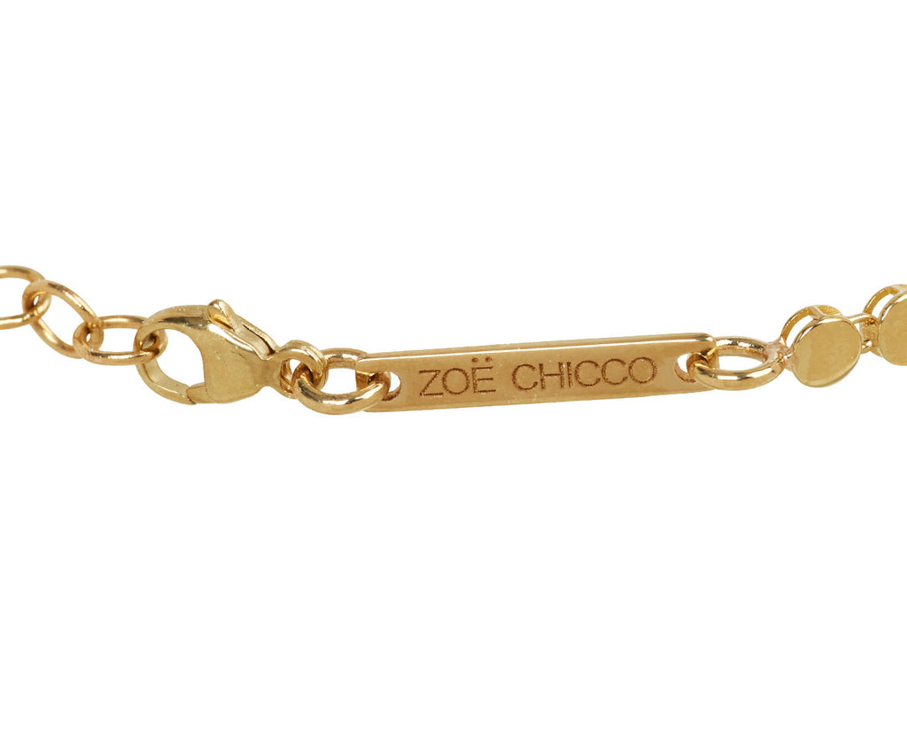 Zoë Chicco Puffed Gold Link Bracelet - closure