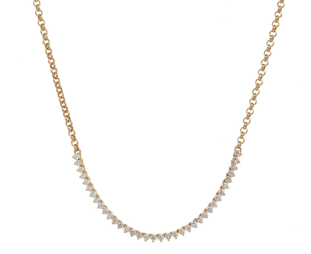 Zoë Chicco Diamond Tennis Segment Necklace