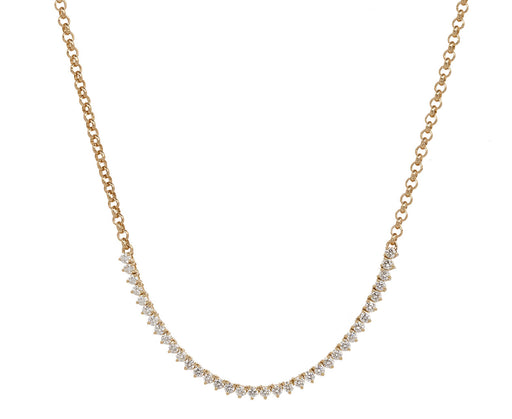 Zoë Chicco Diamond Tennis Segment Necklace