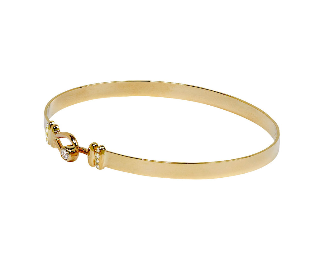 Diamond Hook and Eye Clasp Bracelet