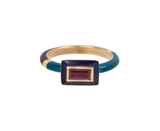 Ruby Baguette Candy Lacquer Ring
