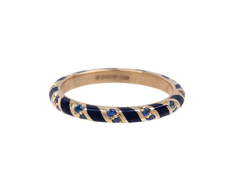 Blue Sapphire Pavé Candy Band