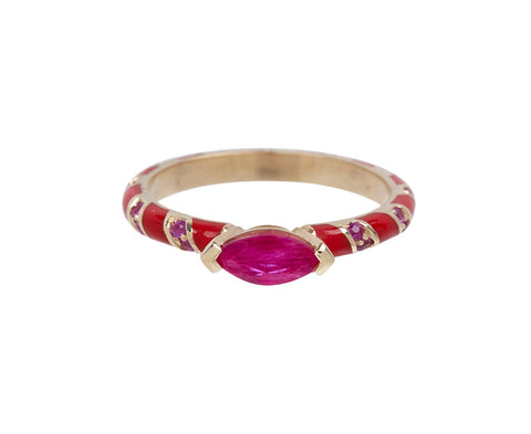 Ruby Candy Stacking Ring