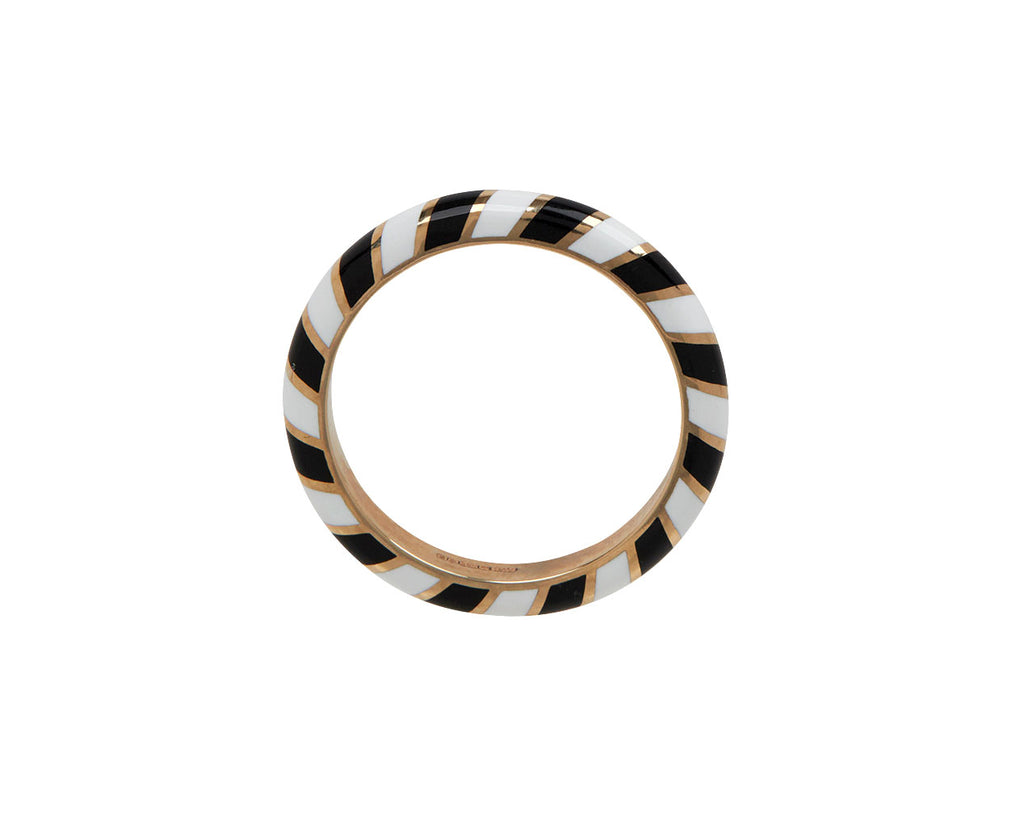 Black and White Striped Memphis Candy Band