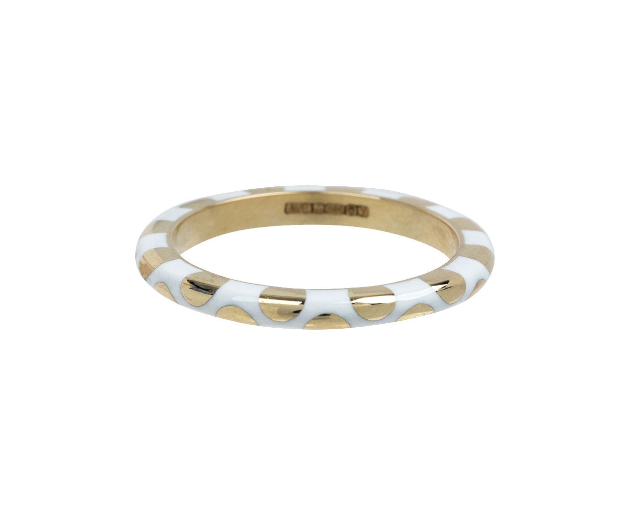 14KT Yellow White Gold Concentric Design Evil Eye Bracelet