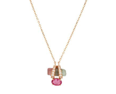 Small Oval Oracle Tourmaline Necklace