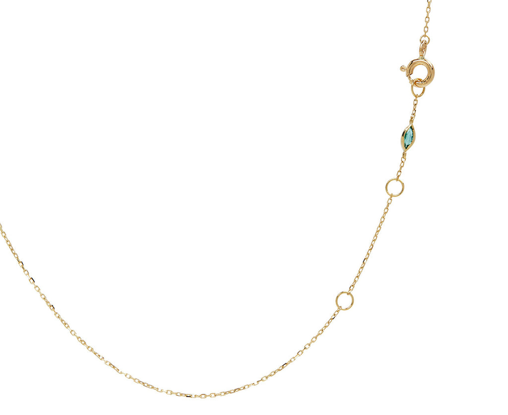 Emerald and Sapphire Gaia 1 Necklace