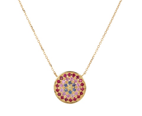 Sophie d'Agon Ruby and Sapphire Yellowstone 1 Necklace