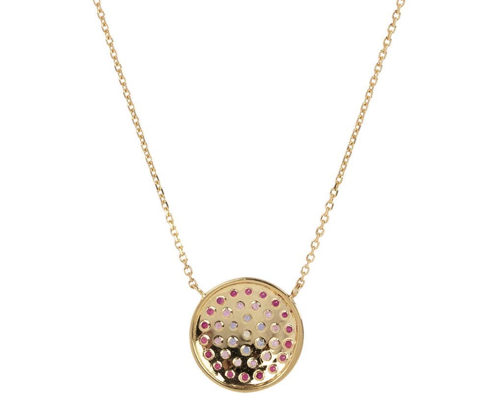 Sophie d'Agon Ruby and Sapphire Yellowstone 1 Necklace back
