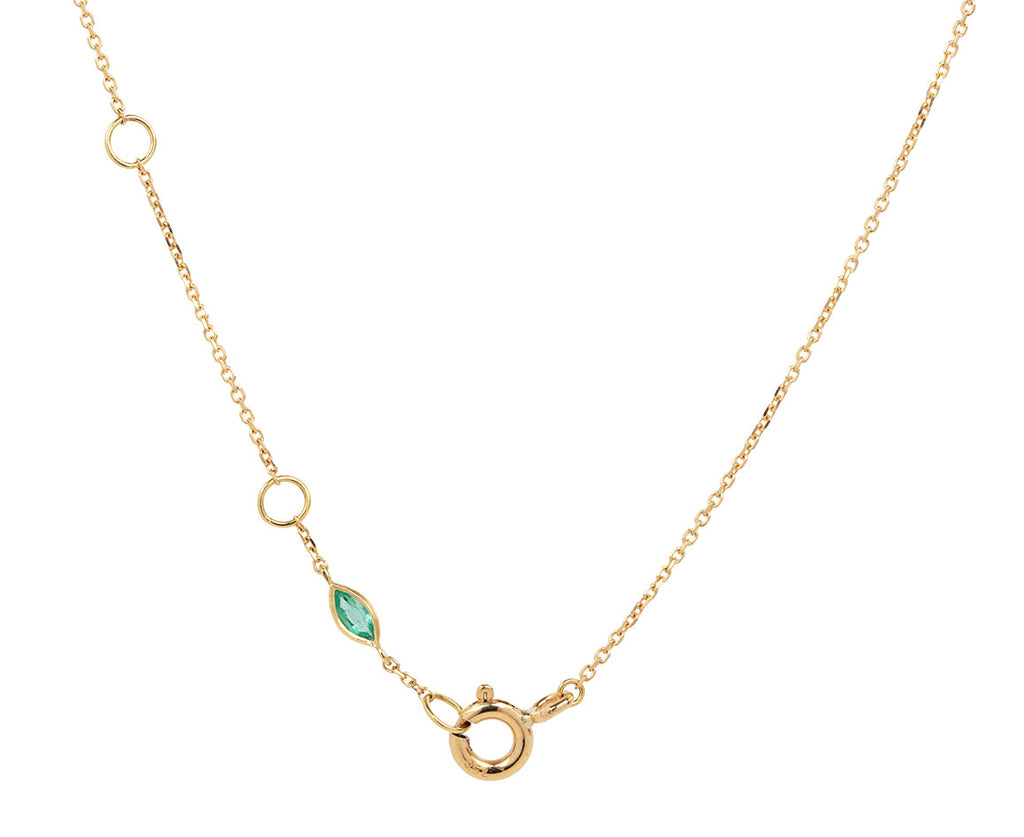 Sophie d'Agon Emerald and Sapphire Yellowstone 1 Necklace Chain Clasp