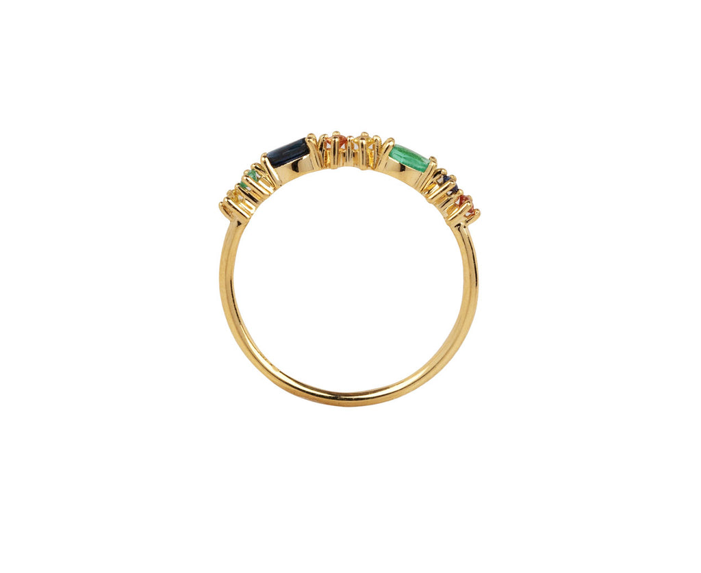 Sophie d'Agon Multi Stone Gaia 2 Ring Top