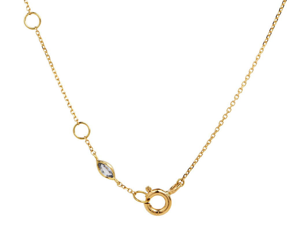 Sophie d'Agon Lavender and Pink Sapphire Babystone 1 Necklace Chain Clasp