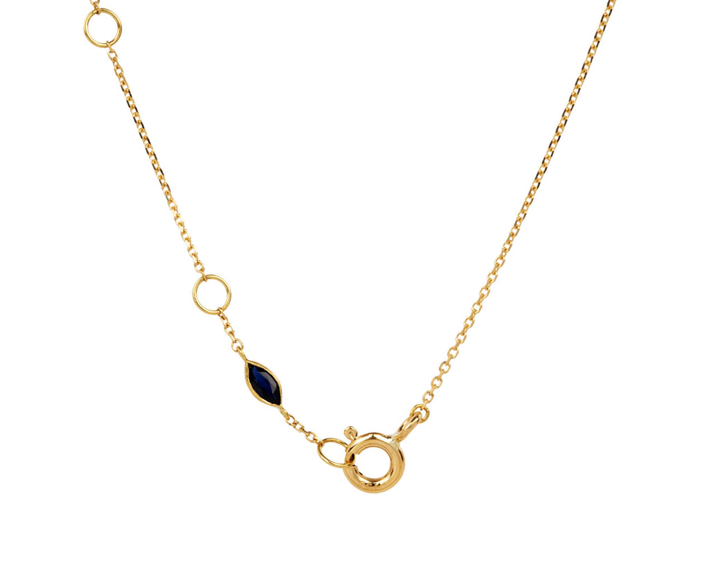 Sophie d'Agon Peacock Babystone 1 Necklace Chain Clasp
