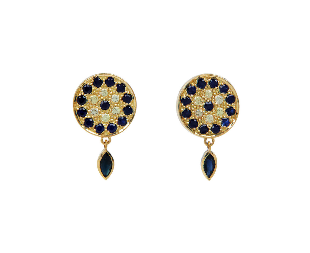 Blue Sapphire Babystone 1 Earrings