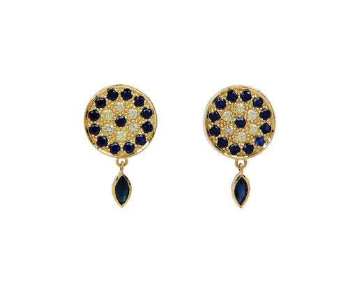 Blue Sapphire Babystone 1 Earrings