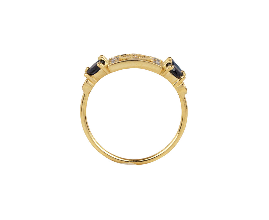 Sapphire and Diamond Ava 2 Ring