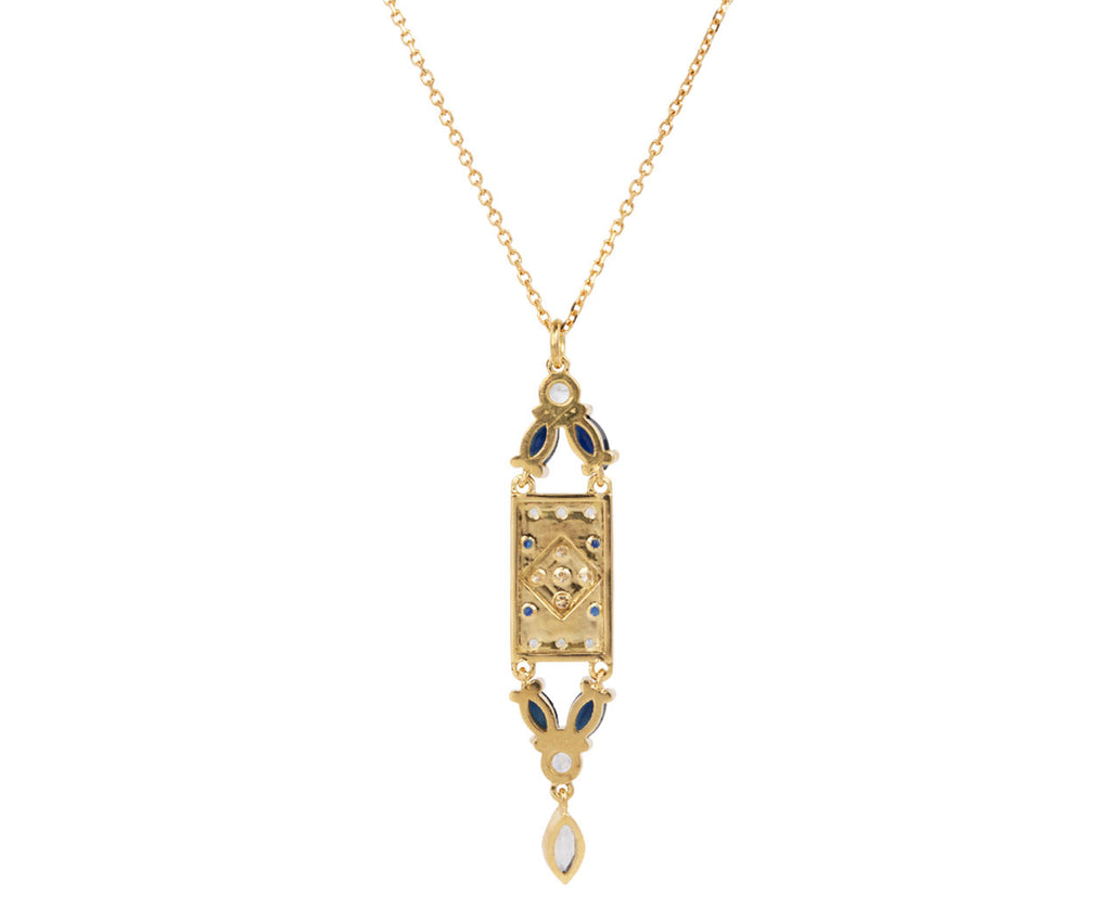Sophie d'Agon Sapphire Ava 1 Necklace Back