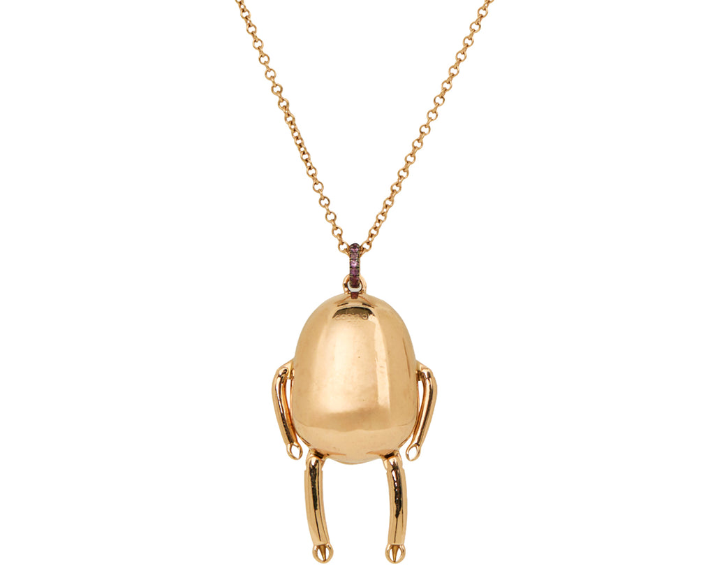 South Sea Pearl Plenitude Sloth Necklace