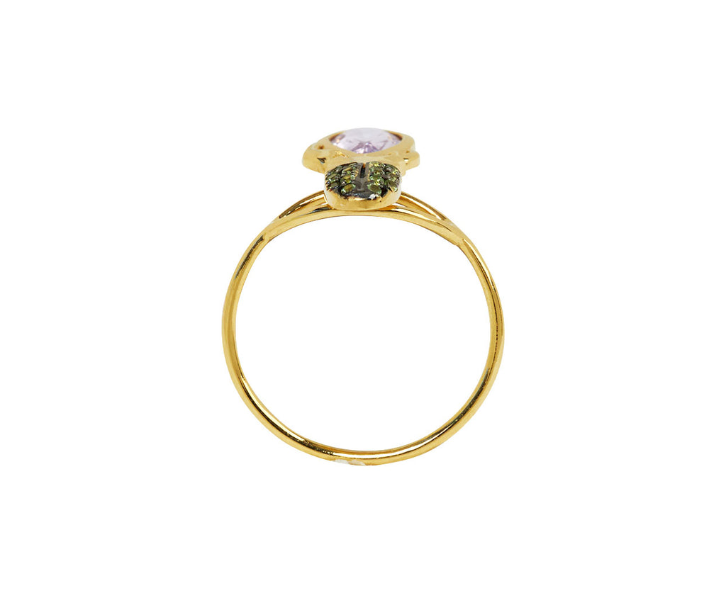 Green and Lilac Sapphire Khepri Ring - TWISTonline 