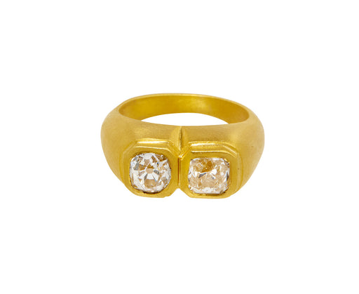 Dubble Dia Rings Darius Double Diamond Ring