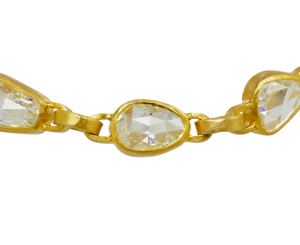 Rose Cut Diamond Signature Chain Bracelet