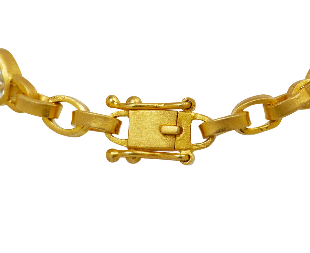 Rose Cut Diamond Signature Chain Bracelet