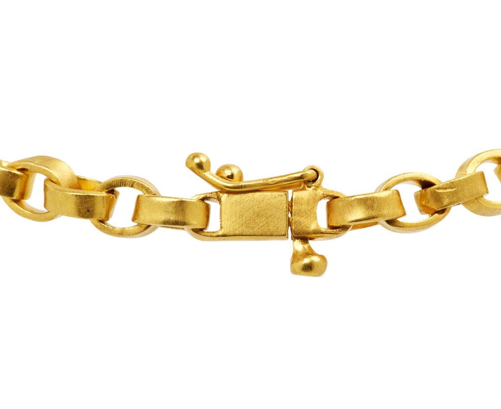 Double Emerald Signature Chain Bracelet