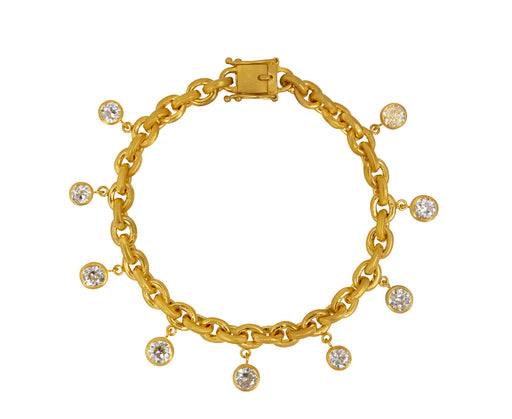 Diamond Veil Oversized Signature Chain Bracelet