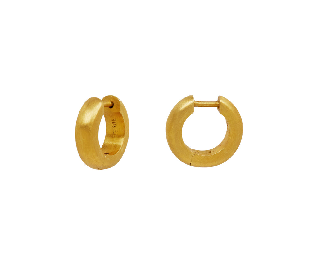 Miniature Signature Hoop Earrings